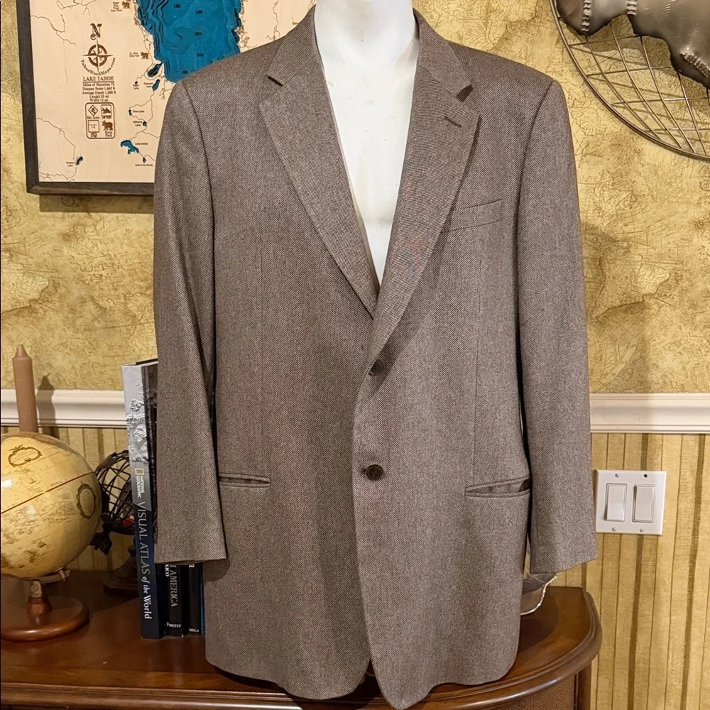 Armani Collezioni Silk Cashmere Blazer. 46L